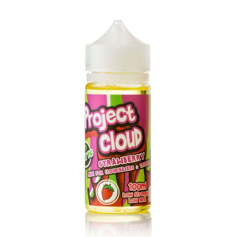 Vape Juice Just Project Cloud 100ML - Strawberry 0MG