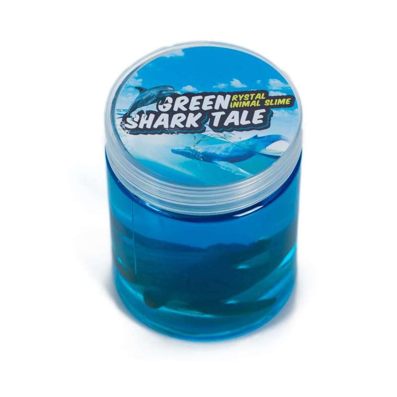 Green Shark Tale Crystal Ocean Sea Animal Slime