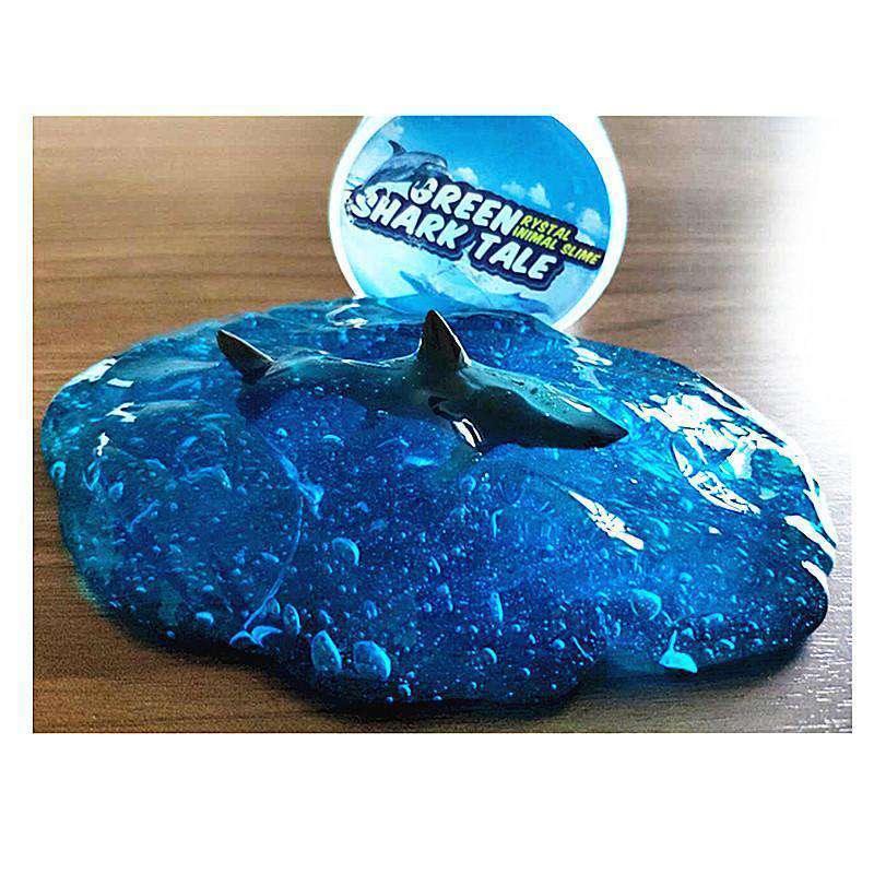 Green Shark Tale Crystal Ocean Sea Animal Slime