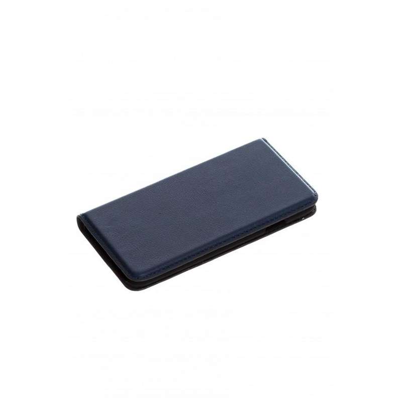 Tellur Book Case Magnetic Genuine Leather for iPhone 7/8, Blue - Blue / TLL116593