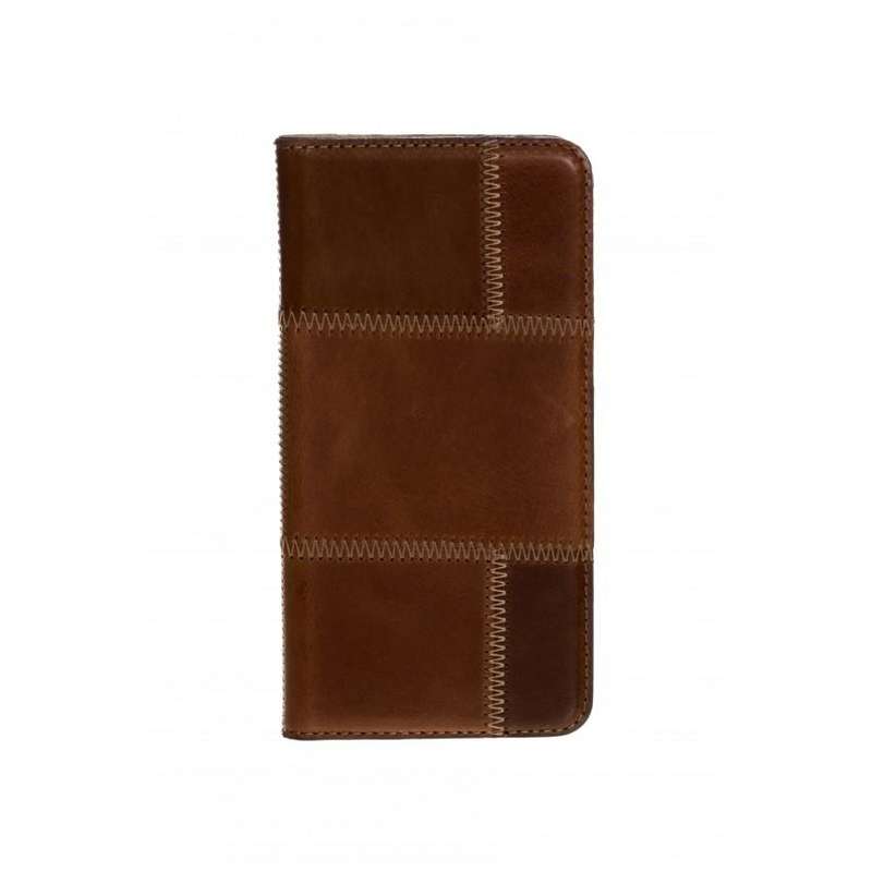Tellur Book Case Magnetic Genuine Leather Patch for Samsung A5 2016, Brown - Brown / TLL119173