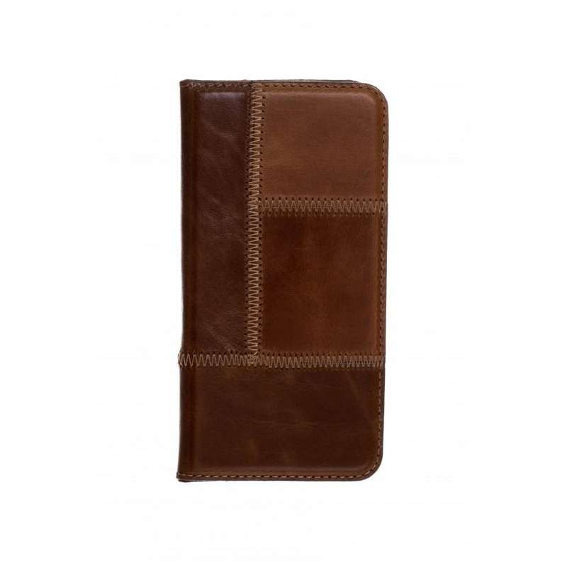 Tellur Book Case Magnetic Genuine Leather Patch for Samsung A3 2016, Brown - Brown / TLL119183