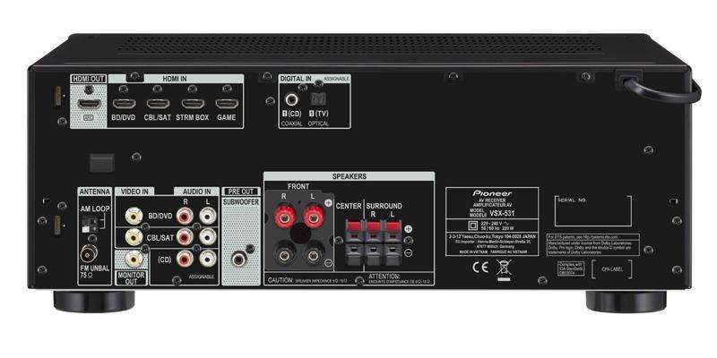 Pioneer VSX-531 5.1 AV Receiver