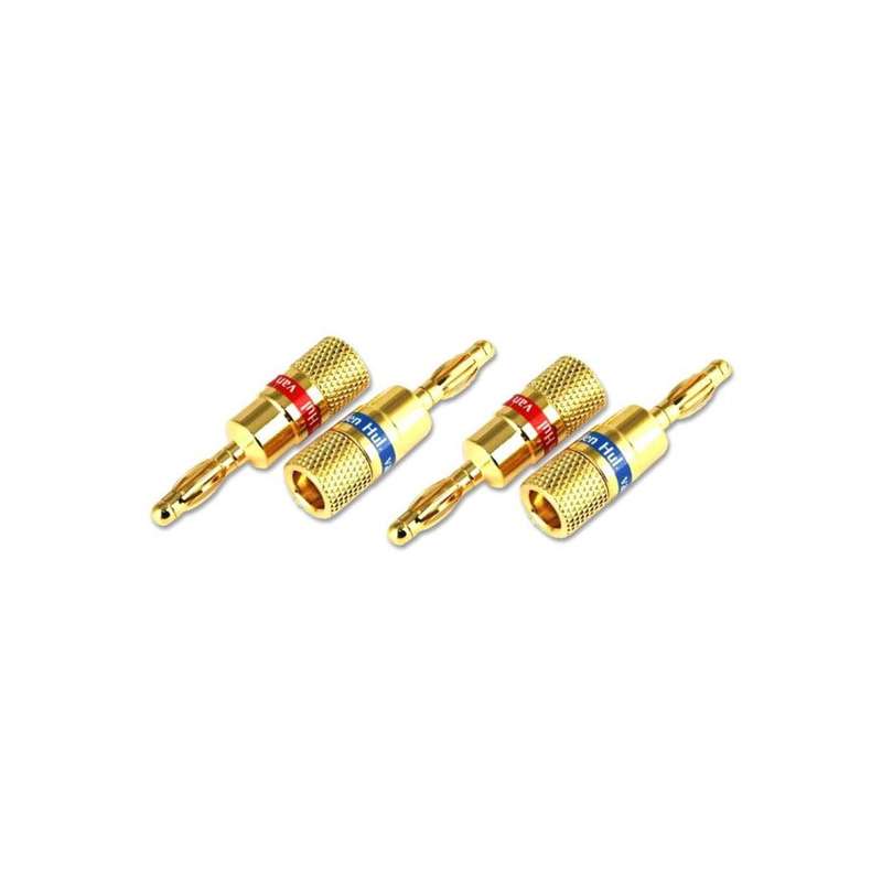 Van Den Hul DIY Screw-on Banana Plugs - Pack of 4