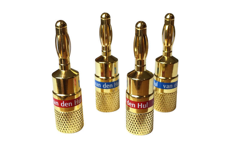 Van Den Hul DIY Screw-on Banana Plugs - Pack of 4