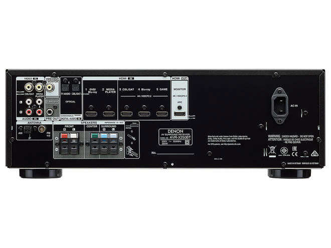 Denon AVR-X250BT 5.1 Channel AV Receiver
