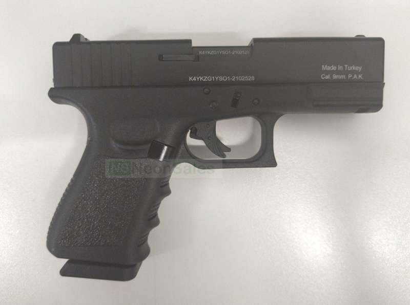 KUZEY GN19 BLANK GUN - BLACK