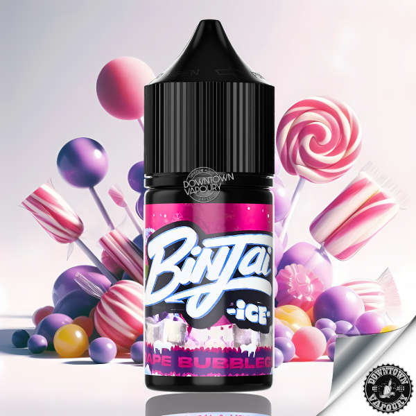Binjai Grape Bubblegum 30ml Nic Salts