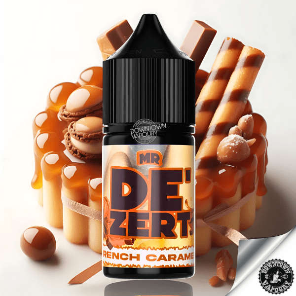 Binjai Mr De'Zert- French caramel 30ml Nic Salts