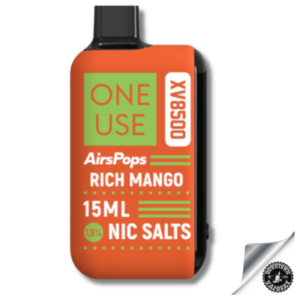 AirsPops ONE USE XV 15ml Disposable Vape - 5%