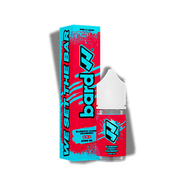 Bard Blueberry Cherry Cranberry Nic Salts Longfill + 50mg BardTech VG Salt Nic Shot (15ml)