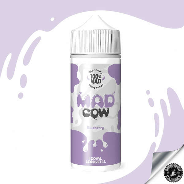 MADCOW Blueberry Milkshake 120ml (Longfill)