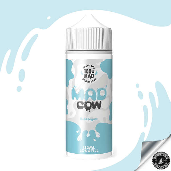 MADCOW Bubblegum Milkshake 120ml (Longfill)