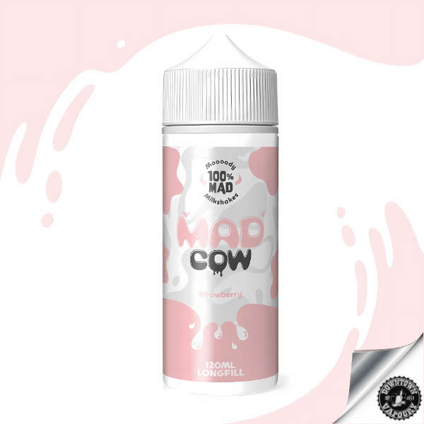 MADCOW Strawberry Milkshake 120ml (Longfill)