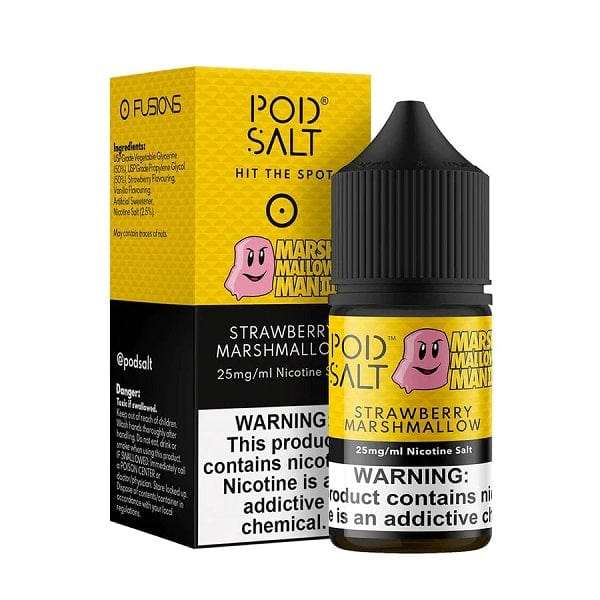 Pod Salt Fusion Marina Strawberry Marshmallow Man 30ML Nic Salts