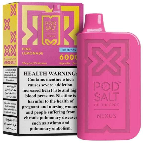 Pod Salt Nexus 6000 Rechargeable Disposable Device 2%