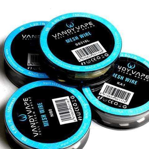 Vandy Vape Mesh Wire Rolls (KA1, Ni80, SS316L)  5ft