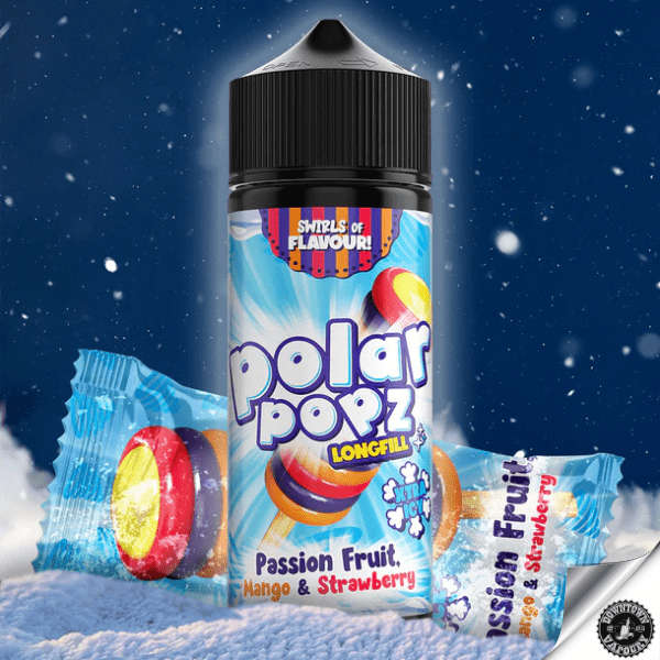 Vapology Polar Popz - Passion Fruit, Mango & Strawberry Xtra (Long Fill)