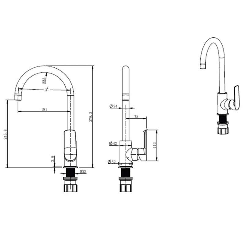 Cobra Seine Sink Mixer