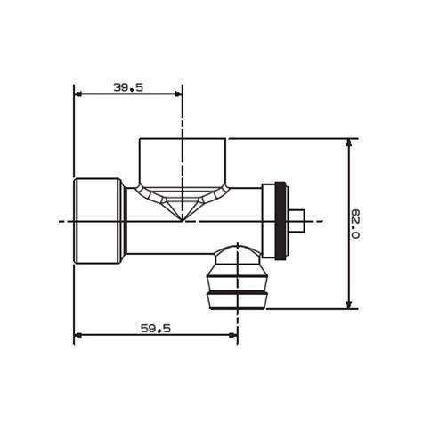 Cobra Draincock for Hot Water Cylinders FxF