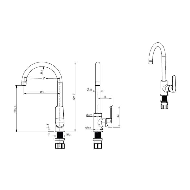 Cobra Seine Sink Mixer