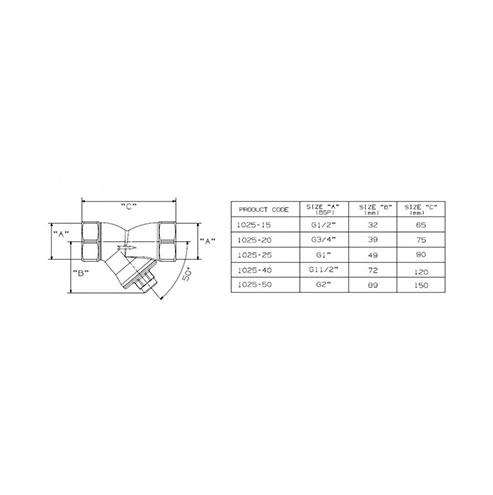 Cobra Brass Spring Check Valve