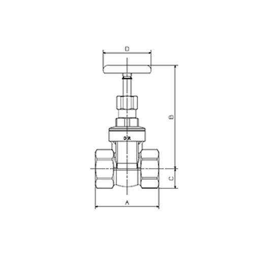 Cobra Gate Valve 40mm FxF - Non DZR