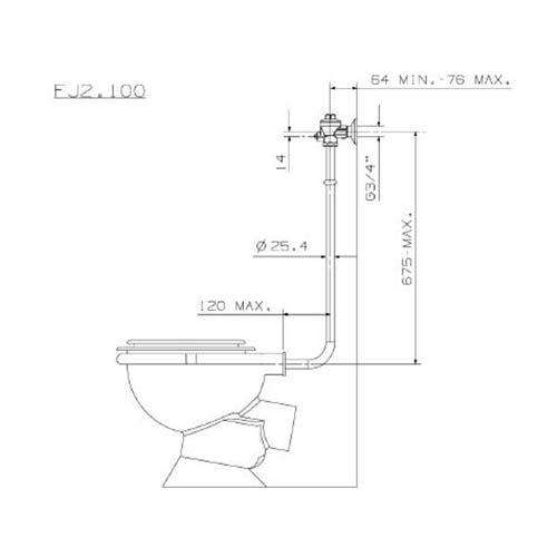 Cobra Junior Flush Master for Back Entry Toilet