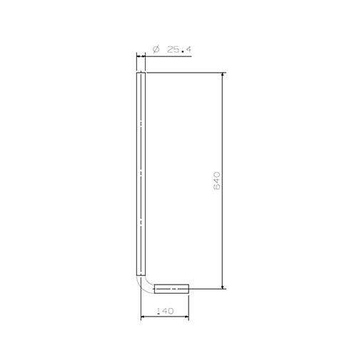 Cobra Flush Junior Bent Toilet Flush Pipe