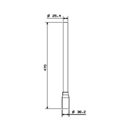 Cobra Flush Junior Straight Flush Pipe