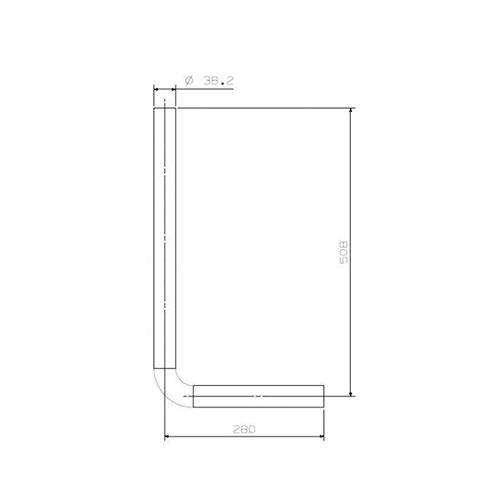 Cobra Flush Master Bent Toilet Flush Pipe