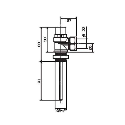 Cobra Temperature & Pressure Safety Relief Valve 100KPa
