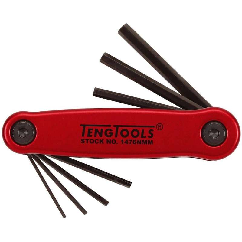 7PC Retractable Hex Key Set MM