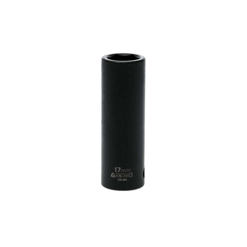 Impact Socket Deep 1/2in dr 17mm ANSI