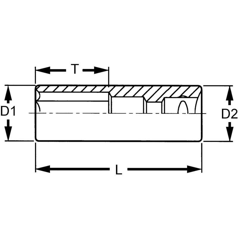 3/8inch Drive Deep Socket 13mm