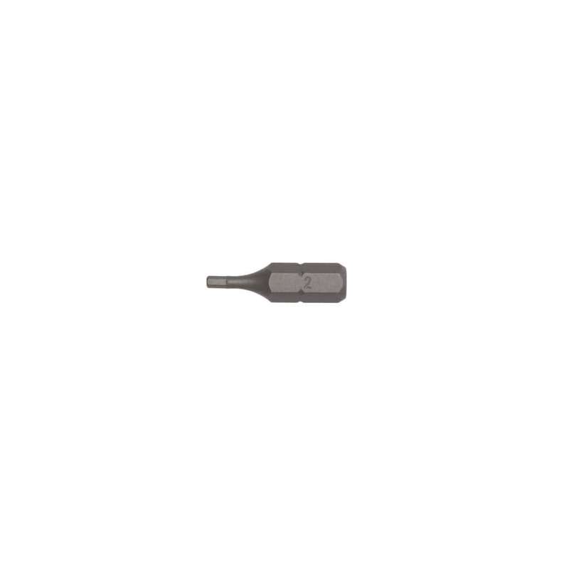 3PC 1/4inch Hex Drive 2MM Hex Bit 25MM Long