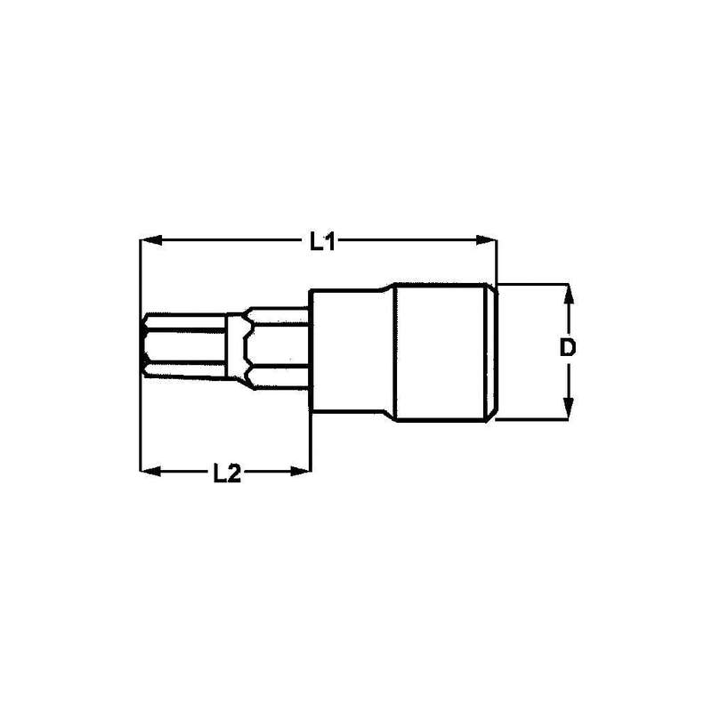 1/2inch Drive Hex Bit Socket 8mm