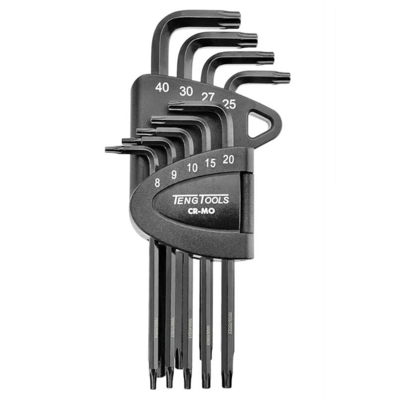 Teng Tools 1498TPX Folding TPX Key Set CR-MO 9 Pieces Tariff 8205400000