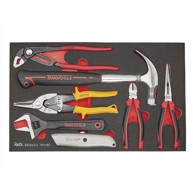 GENERAL TOOL SET FOAM3 7 PIECES