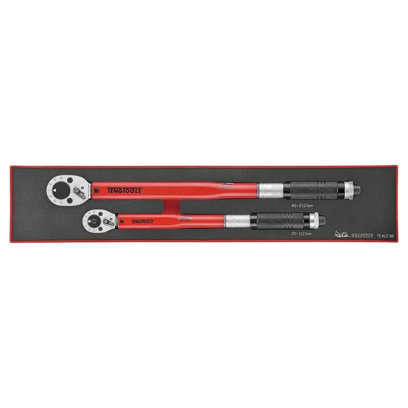 2PC Torque Wrench Set in EVA Covering 20-210NM