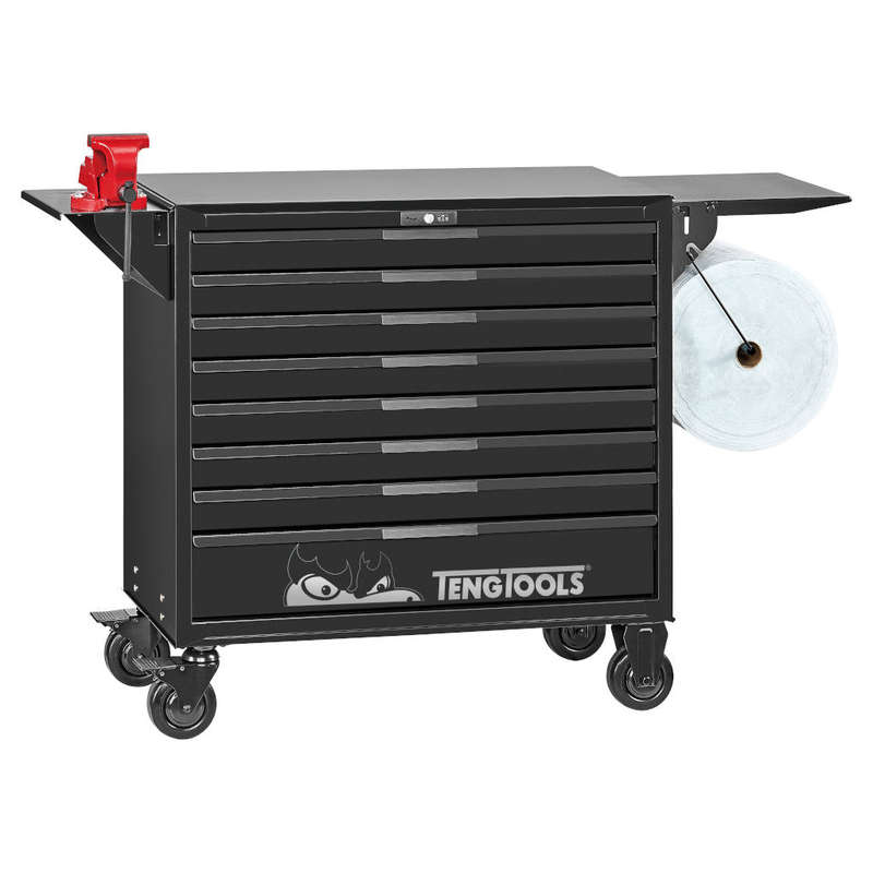 1008PC 37inch wide PRO35 black roller cabinet tool kit