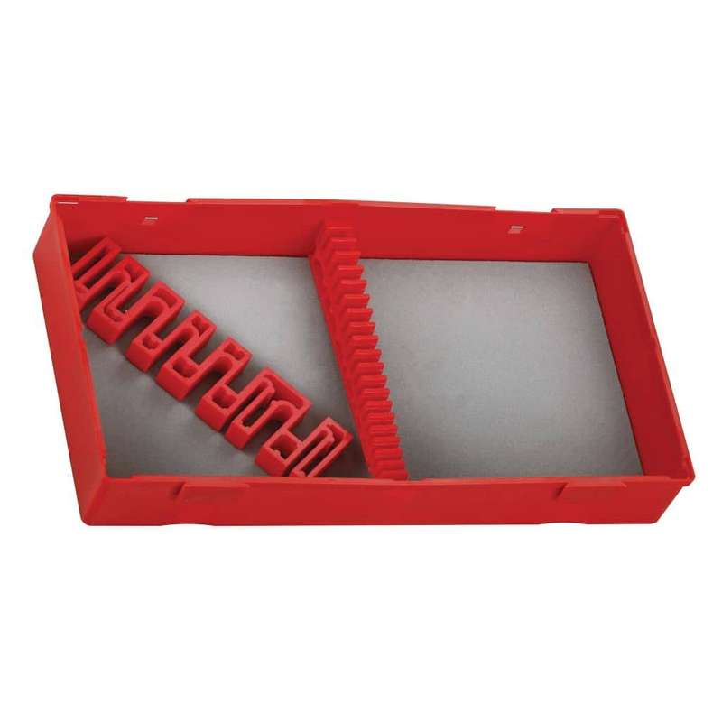 Empty Storage Tray With Clip Holders