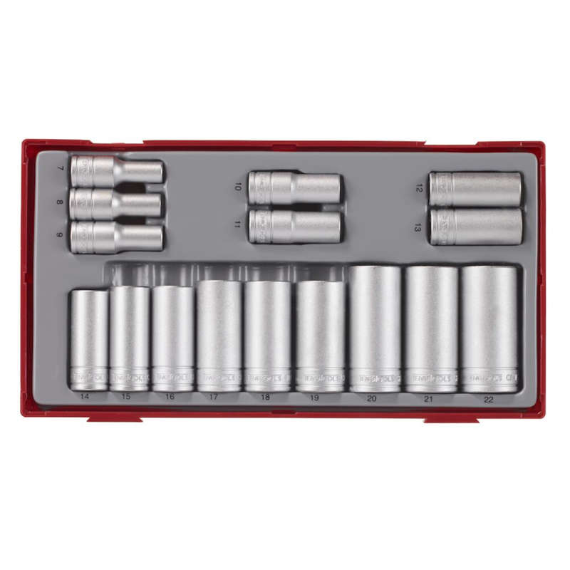 3/8inch SOCKET SET 12 PT TT1 16 PIECES