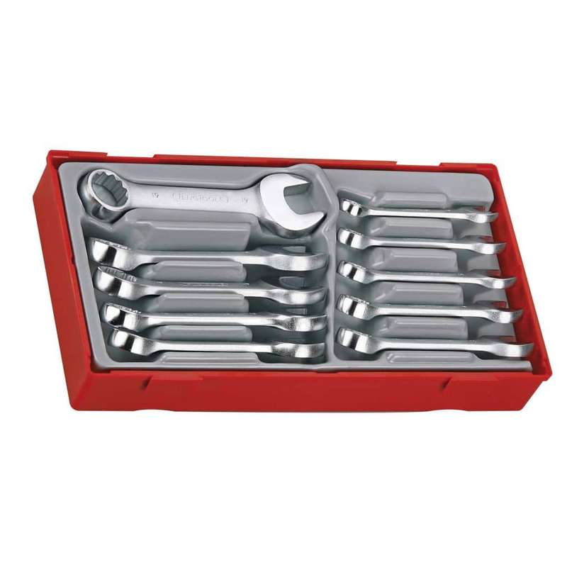 10PC Stubby Spanner Tray