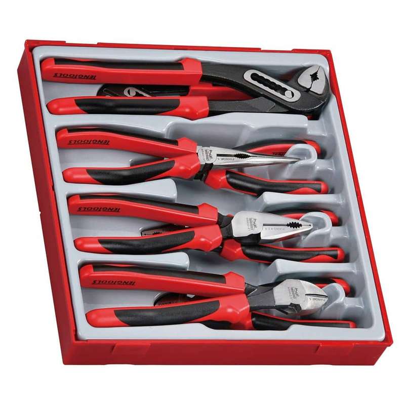8PC Plier Set With Tpr Grip