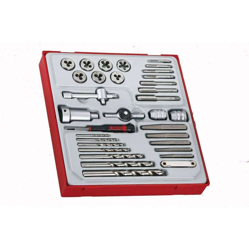 34PC Tap & Die Tray