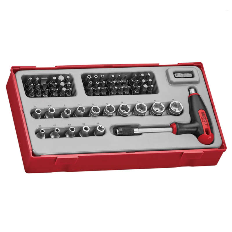 T-HANDLE BITS DRIVER SET TT1 62 PIECES