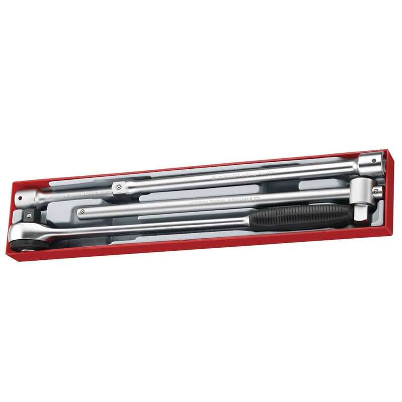 4PC 3/4inch Drive Ratchet & Accessories