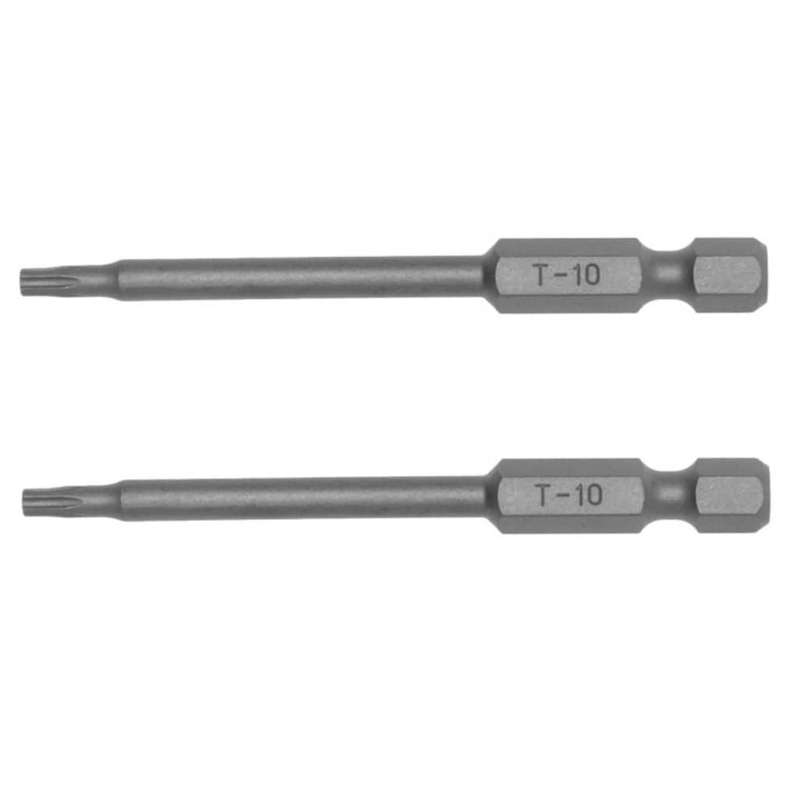 2PC 1/4inch Hex Drive TX10 Torx Bit 70MM