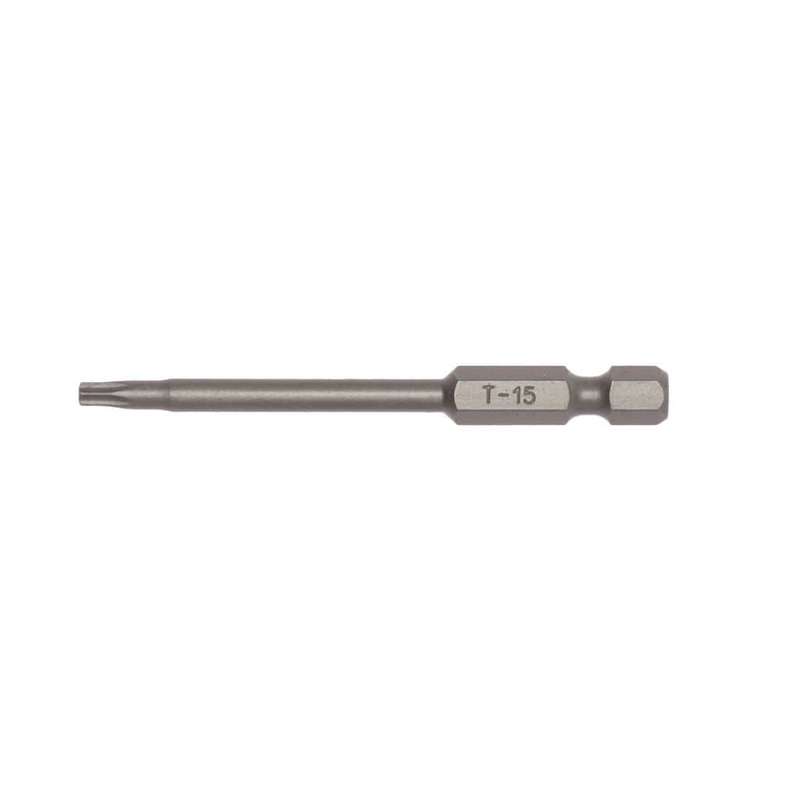 2PC 1/4inch Hex Drive TX15 Torx Bit 70MM
